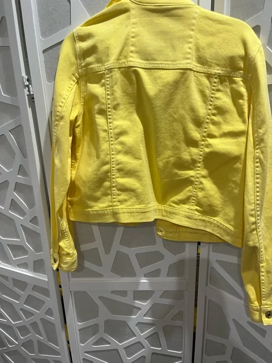Michael Kors Kids Yellow Denim Jacket - Picture 2 of 7